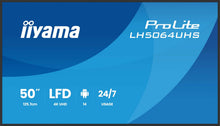 Monitor IIYAMA 65 3840x2160, uhd va android 14 os Codice: LH6564UHS-B1AG