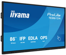IIYAMA  86 uhd ir 40p touch ag with interactive android - Codice TE8613A-B1AG