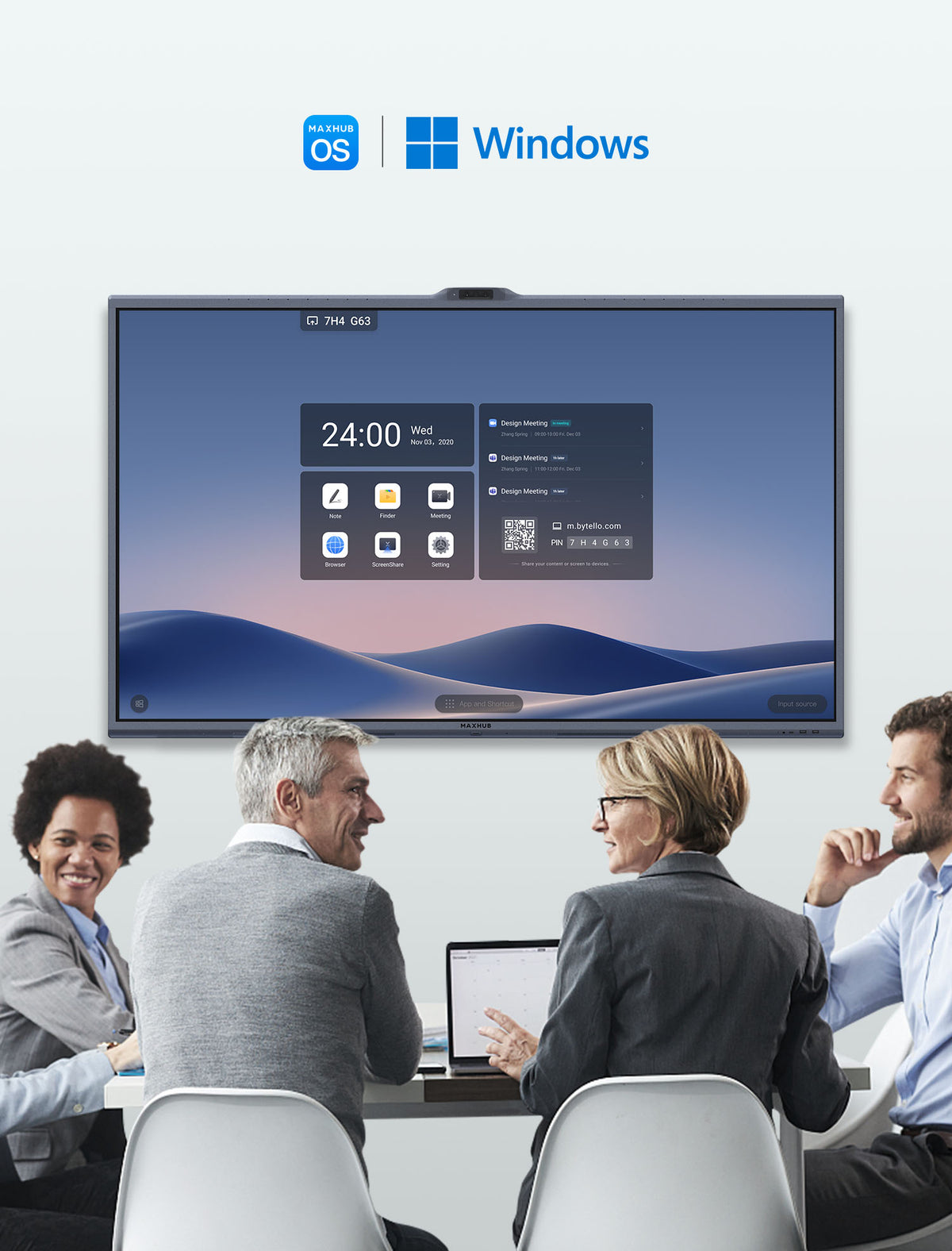 MAXHUB XBoard V7 series 55" All-in-one Conference Interactive Touch Display - Codice V5550