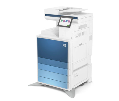 MULTIFUNZIONE IN B\N HP LASERJET MNGD MFP E730DN (completa di mobile supporto e toner) - Codice 5QJ87A