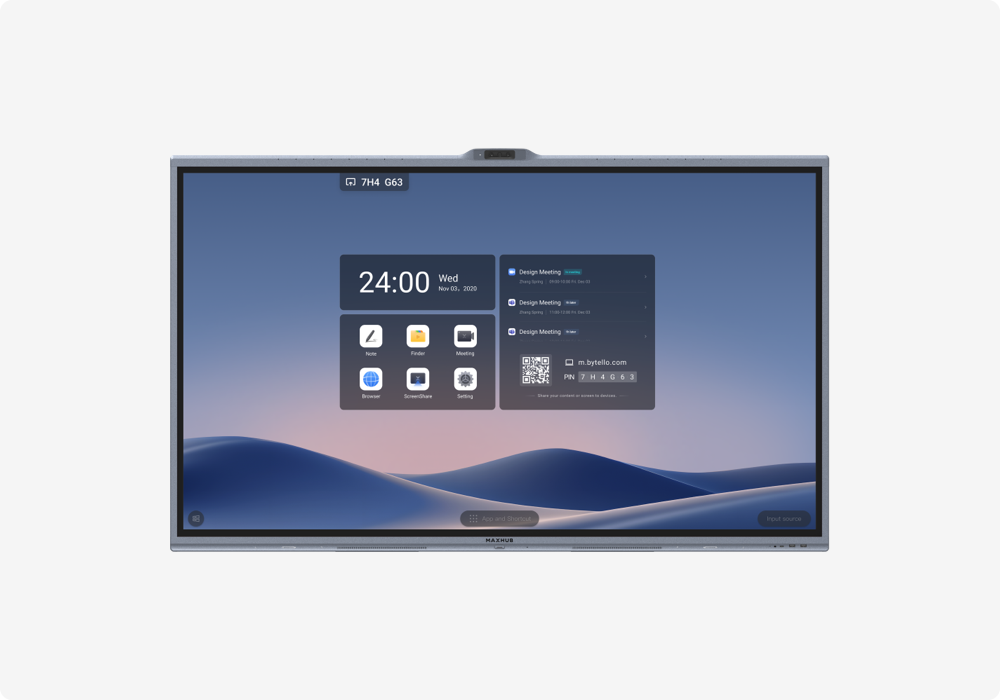 MAXHUB XBoard V7 series 55" All-in-one Conference Interactive Touch Display - Codice V5550