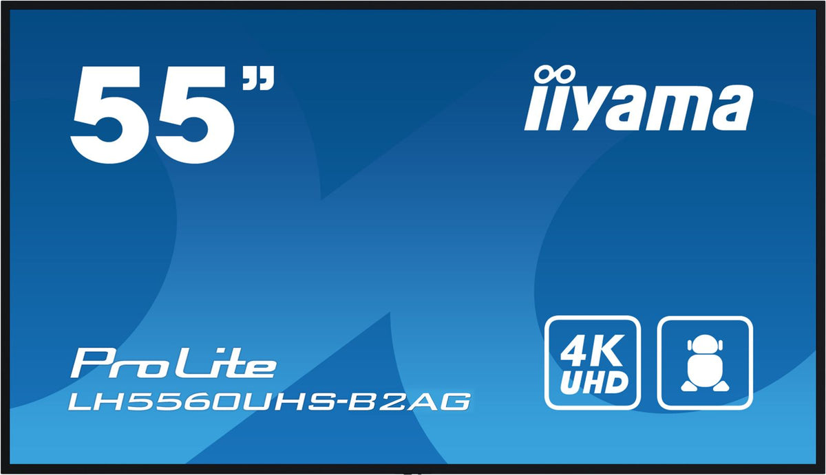MONITOR IIYAMA 55" lcd uhd 4k android 11 24/7 500cd/m2 - Codice LH5560UHS-B2AG