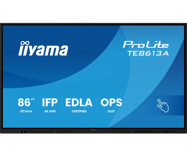 IIYAMA  86 uhd ir 40p touch ag with interactive android - Codice TE8613A-B1AG