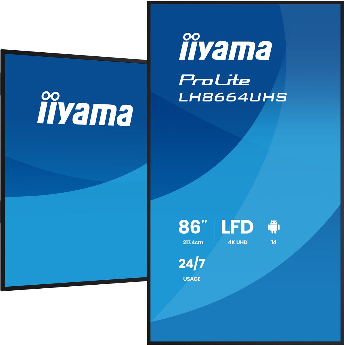 iiyama LH8664UHS-B3AG - Display Digital Signage 86 pollici 4K