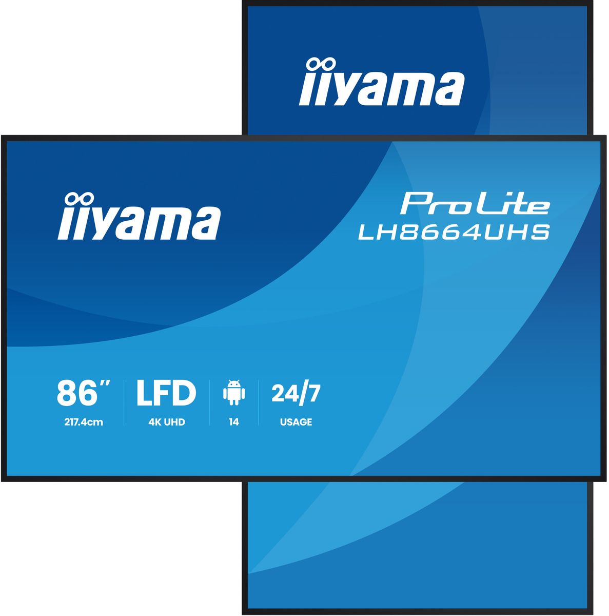 iiyama LH8664UHS-B3AG - Display Digital Signage 86 pollici 4K