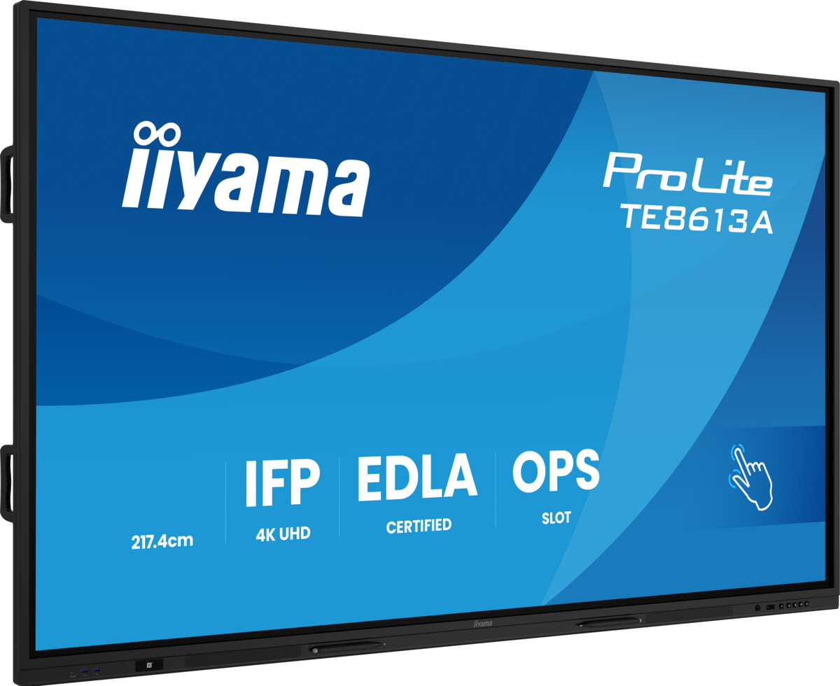 iiyama ProLite TE8613A-B3AG - Display Interattivo 86" 4K EDLA